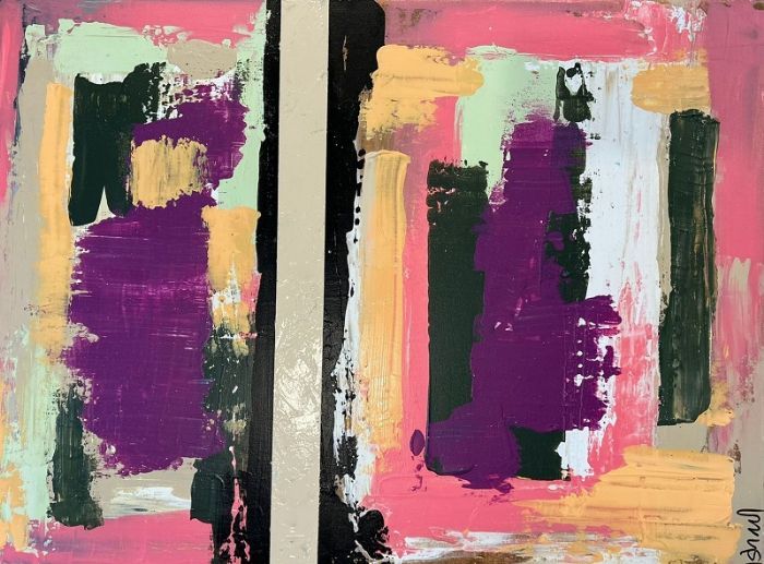 Mirit Shaatel, Acrylic on canvas, 60 by 80 cm by Yotzrim-Israeli Art Gallery