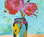 Mirit Shaatel, Acrylic on canvas, 70 by 60 cm