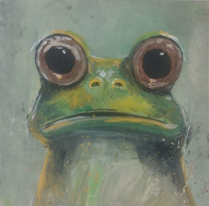 Mirit Shaatel, Acrylic on canvas, 40 by 40 cm