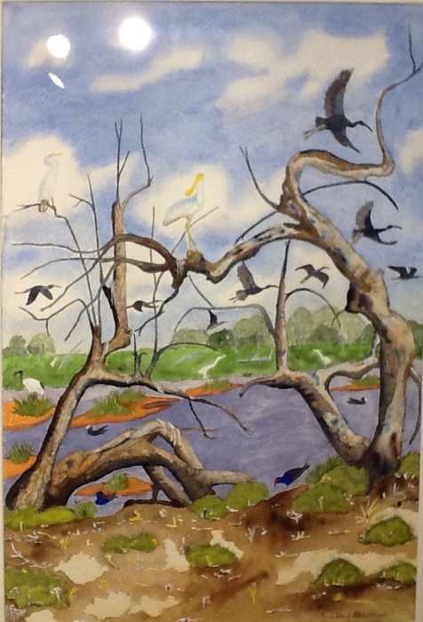 Flooded Watercourse by Daryl Albertson                EcoArtist