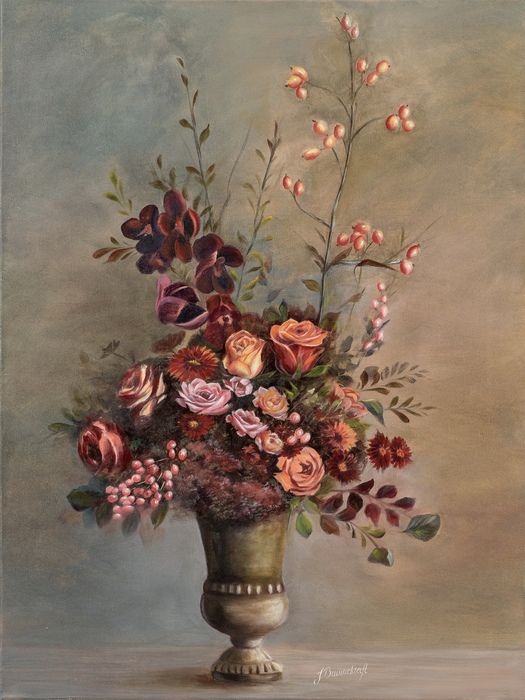 Bouquet Burgundy by Jenneke Brunnekreeft