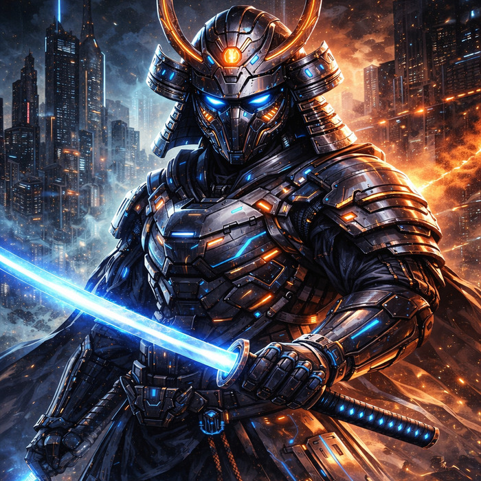 Cyber Oni: Blade of the Neon City by Hiro Creator