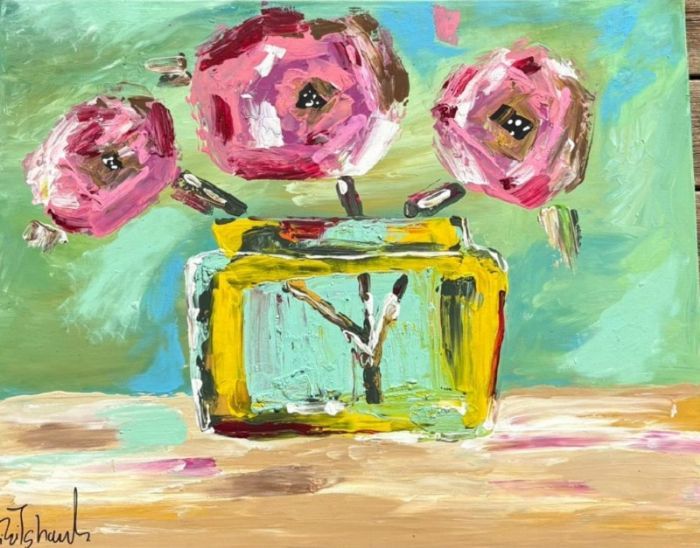 Mirit Shaatel, Acrylic on canvas, 70 by 90 cm by Yotzrim-Israeli Art Gallery