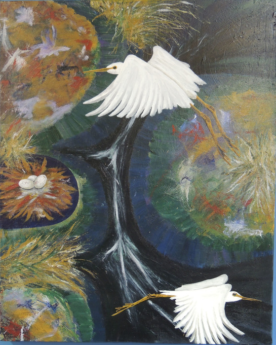 Egrets in the Gwydir   