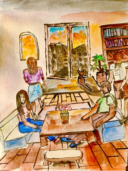 Easy Sunday, family time