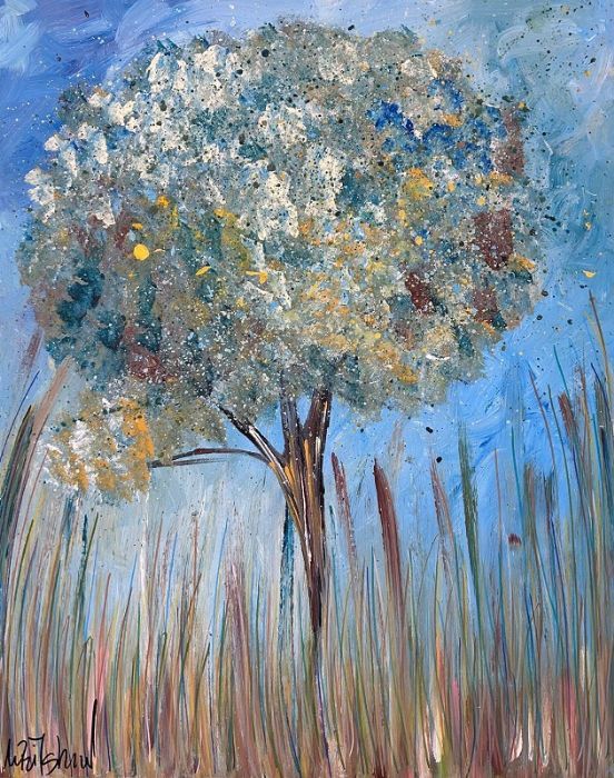 Mirit Shaatel, Acrylic on canvas, 77 by 61 cm