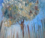 Mirit Shaatel, Acrylic on canvas, 77 by 61 cm