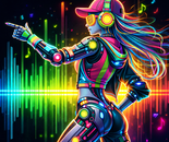 “Neon Rhythm Dancer”