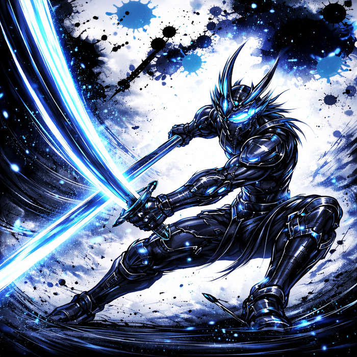 Blade of the Neon Shadow