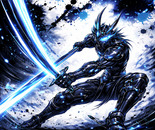 Blade of the Neon Shadow