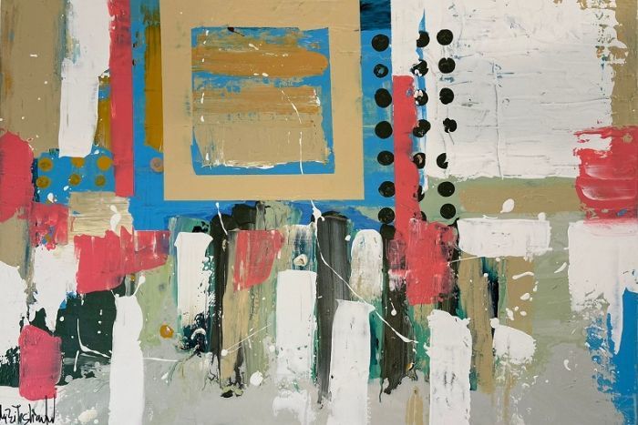 Mirit Shaatel, Acrylic on canvas, 70 by 100 cm