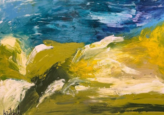 Mirit Shaatel, Acrylic on canvas, 50 by 70 cm by Yotzrim-Israeli Art Gallery