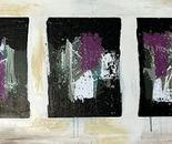 Mirit Shaatel, Acrylic on canvas, 50 by 180 cm