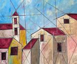 Mirit Shaatel, Acrylic on canvas, 90 by 80 cm