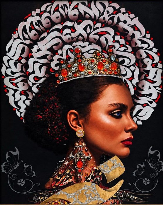 Name: Tanin Heydari/ Title: Power/ Dimensions: 100*70cm/ Technique: Digital Art/ Year: 2026/ Price: 225$