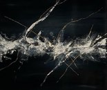 Name: Mona Mansourpoor/  Name of work: Emergence in Darkness/ Dimensions:70*100/ Technique: oil on canvas/ Year: 2026/ Price:75 $