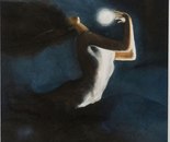 Name: Nasim javadieh/ Title: Freedom/ Technique: Chalk Pastel/ Dimensions: 50*50cm/ Year: 2025/ Price: Agreed Price