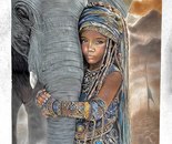 Name: Armita Ahmadi/ Title: Little Guardian/ Dimensions: 40*60 cm/ Technique: Mixed Media/ Year: 2026/ Price: 550$