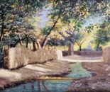 Name: Mahboobeh Rahmzadeh/ Title: Novin Olya Village/ Dimensions: 70×100/ Technique: Oil Painting/ Year: 2026/ Price: 300$