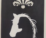 Name: Golchin Hatamvand/ Title: Merida/ Dimensions: 30×40cm/ Technique: Acrylic/ Year: 2025/ Price: 12$