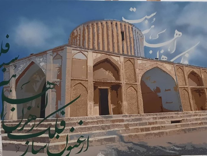 Name: Roya Mohammadhosseini/ Title: Khurshid Mansion/ Technique: Oil painting on canvas/ Dimensions: 60*80/ Price: 800$