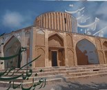 Name: Roya Mohammadhosseini/ Title: Khurshid Mansion/ Technique: Oil painting on canvas/ Dimensions: 60*80/ Price: 800$