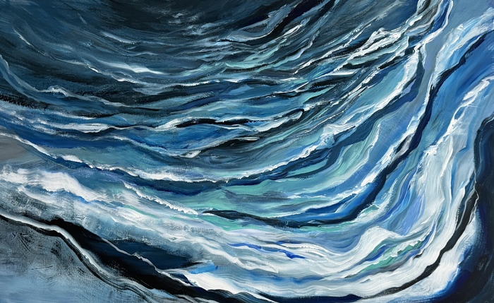 Sapphire Swirls 