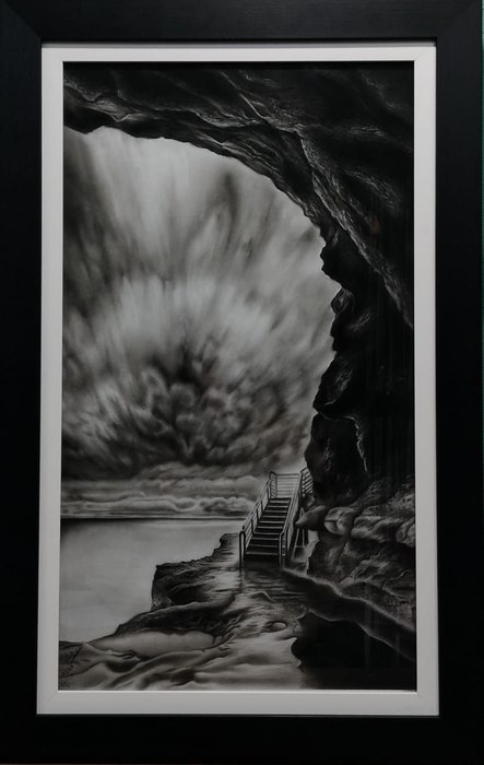 Name: Mohadeseh Alishah/ Title: Anger,Love/ Dimensions: 50×70cm/ Technique: Drawing and Ink/ Year: 2023/ Price: 400$