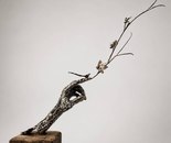 Name: Hoda Azhdari Farimani/ Title: That Which Grew from My Hand/ Dimensions: 50×60cm/ Technique: Sculpting / Year: 2025/ Price: 500$