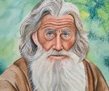 Name: Elham Fazelian/ Title: A Tale of years/ Dimensions: 30×40/ Technique: watercolor/ Year: 2026/ Price: 200$