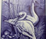 Name: Marziye Abedi/ Title: Silence of Winter and Dance of Love/ Dimensions: 35x45cm/ Technique: Ballpoint Pen/ Year: 2024/ Price: 100$