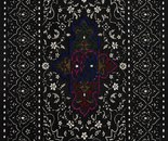 Name: Fatemeh Saber/ Title: Starry Night Carpet/ Dimensions: 100×150cm/ Technique: Patina/ Year: 2025/ Price: Negotiable