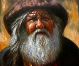 Name: Samira AmirTalkoie/ Title: The Last Storyteller/ Dimensions: 100×80 cm/ Technique: Oil Painting/ Year: 2023/ Price: 380$