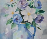 Name: Elina Pouryazdanpanah/ Title: Whispers of Spring/ Dimensions: 40×60cm/ Technique: Oil Paint/ Year: 2026/ Price: 93$