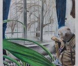 Name: Nazanin Zahra Kargar Bideh/ Title: The Passage of Time/ Dimensions: A3/ Technique: Colored pencil/ Year: 2026/ Price: 210$