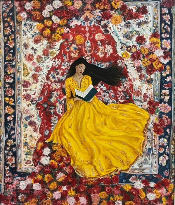 Name: Sahar Reyhani/ Title: Last area/ Dimensions: 60*70/ Technique: Oil panting/ Year: 2025/ Price: An agreement