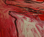 CLJZ 12.7/~ 《 SECTION PICTURE 》T|I|T (TESTA) 2022 / TECNICA MISTA SU CARTA >"In Succession"[ARCHIVE CLADJZZA]