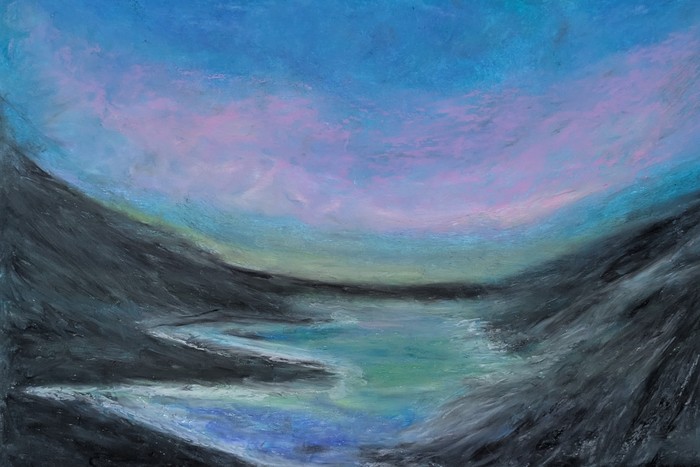 Twilight over the Valley  by Laura Bernardeschi Nelson