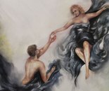 Name: Sogand Kazazi/ Title: Connector/ Dimensions:60×40cm/ Technique: Oil Paint/ Year: 2026/ Price: 154$