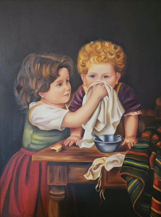 Name: Farnoosh Farzam/ Title: Sentimental/ Dimensions: 80*100cm/ Technique: Oil Color/ Year: 2020/ Price: 700$