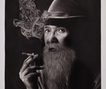 Name: Firoozeh Rostami/ Title: Unspoken Gaze/ Dimensions: 30×40cm/ Technique: Charcoal/ Year: 2026/ Price: 43$