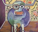Cow on Carpet #9