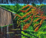 Name: Melika Nemati/ Title: The Renewal of Rain/ Dimensions: 60*80/ Technique: Acrylic on Canvas/ Year: 2026/ Price: 650$