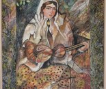 Name: Liyla Moazzen/ Dimensions: 45*55/ Technique: Watercolor/ year: 1999/ Price: 200$