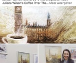 The Coffee River Thames 40 x 40 cm