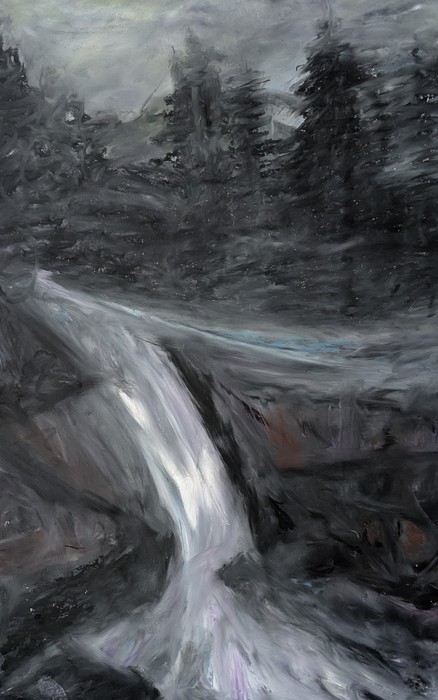 Misty Forest Descent by Laura Bernardeschi Nelson 