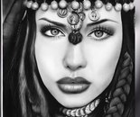 Name: Elaleh Darvishi/ Dimensions: 50*70cm/ Technique: Charcoal Drawing/ Price: conexet