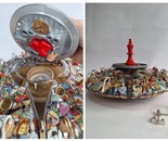 "The UFO of love and peace has landed"