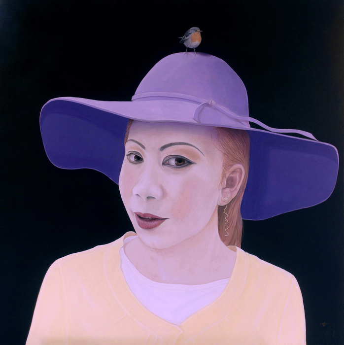 Woman with a golden earing by Eric Jung