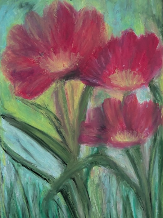 Crimson Bloom by Laura Bernardeschi Nelson 